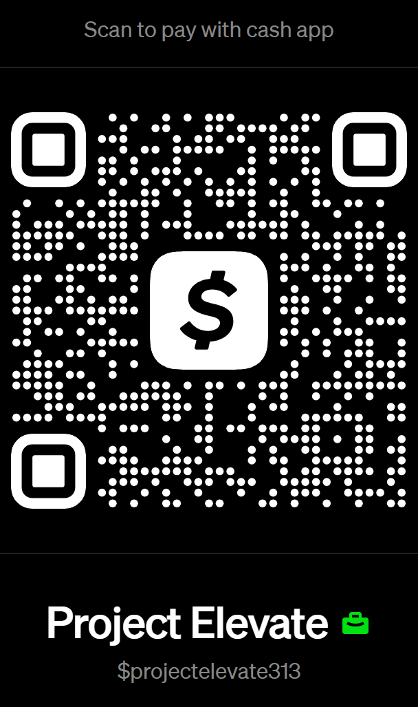 Cash App QR Code for Project Elevate Donations
